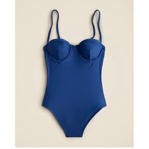 Balconette underwire one-piece swimsuit